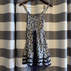 Floral peasant dress